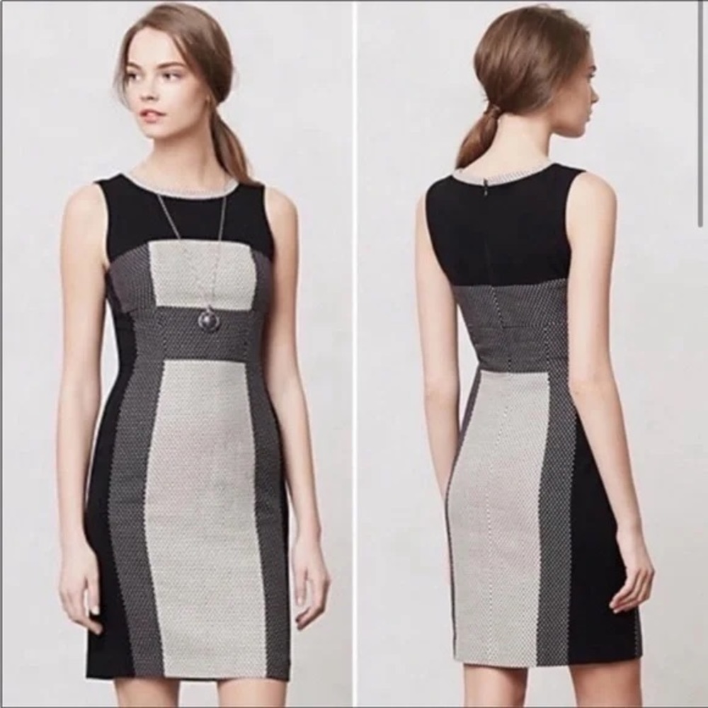 Yoana Baraschi Dress Polka Dots Sleeveless Sheath Column Size 12